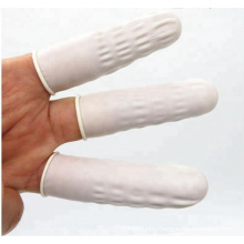 Yaba White Eyebrow Gloves Disposable Latex Rubber Finger Gloves